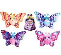 Simba Fluffyfly Peluche Mariposa Inflable 30 cm. Efecto Sorpresa con Confeti. Peluche Blandito con Ojos Arcoíris. 4 Modelos Surtidos Envio Aleatorio. A Partir de 3 Años (105951577)