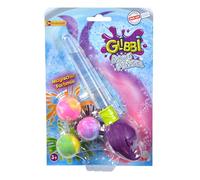 Simba Glibbi 105953570 - Cepillo de baño con tres bombas de baño, colorea el agua multicolor, varita mágica para la bañera, juguete para la bañera, a partir de 3 años