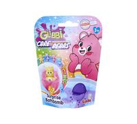 Simba Glibbi Care Bears Surprise, Bomba de baño de oso de la suerte en 1 de 4 colores, con figura sorpresa, figura coleccionable, 100 g, a partir de 3 años