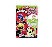Simba Glibbi Miraculous Slime, 2 Compartimentos Surtidos, Solo se Entrega un artículo, Convierte el Agua en Limo, disuelve y drena, 5 Glow in The Dark Element, 150 g, a Partir de 3 años