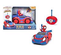 Jada Coche Teledirigido RC Spidey Web Crawler con Figura de Spidey 1:24