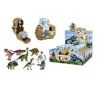 Simba Kit de excavación de Dinosaurio con cráneo T-Rex, selección aleatoria de 8 Dinosaurios para excavar, Incluye Herramienta, cráneo Realista desplegable, Dinosaurio de 9 cm, cráneo de 14 cm, a