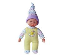 Laura Stars Collection, Muñeca de Cuerpo Suave, 3 diseños Surtidos, Solo un artículo, muñeca Durmiente, 5 Sonidos, en diseño de Estrella, Colores Caramelos, muñeca de 20 cm, a Partir de 2 años