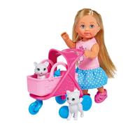Simba Love Cat Buggy EVI 12CM POUSSETTE + 2 CHATS, color (105733348) , color/modelo surtido