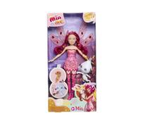 Simba 109483042 MIA and Me Muñeca de vestidor Phuddle con Trumptus, Elfo con alas y piernas móviles, 6 Clips para el Pelo, 2 brazaletes, a Partir de 3 años, Multicolor, 23 cm