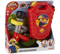 Simba - Mochila de Bombero Sam para Pistola de Agua, Tiro de 10 m, depósito de Volumen XXL, a Partir de 3 años