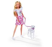 Simba- Muñeca Steffi Love y Evi Van de Paseo con Dos Dálmatas y con un Patinete para Muñecas (105733605)