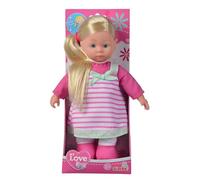 Simba My Love 105010870 - Muñeca de Cuerpo Blando con Pelo Largo y Rubio y Vestido Dulce, 30 cm, a Partir de 2 años