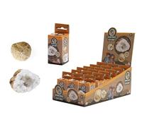 Simba - Nature World 2 Geodas, 3-4 cm, Cristales Naturales, para niños a Partir de 3 años, 104342663