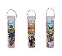 Simba Nature World - Juguete de animales empaquetado en tubo de 3 piezas, surtido