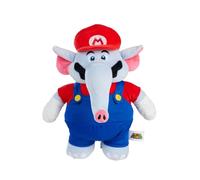 Simba Nintendo Super Mario Elefante Mario, Peluche 35 cm, +0 | Licencia oficial Nintendo; personaje Super Mario Bros. Wonder; tejido extrasuave; ideal para coleccionar; 35 cm
