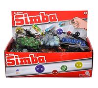 Simba Nostálgicos Juguetes, 20 canicas piezas de vidrio (15 mm) más 1 "Rey de mármol" (25mm) Set, color/modelo surtido, im Netz-107408768