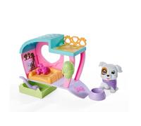 Simba Pamper Petz Mini Playhouse, con Lindo Perro y Muchos Accesorios, 16 cm, a Partir de 3 años