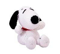 Simba Peanuts Set de Crochet Snoopy, Kit de Ganchillo DIY con Videoguía, Figura 13 cm, +6