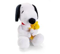 Simba Peanuts Snoopy con Emilio, Peluche 25 cm, +0 | Peluche oficial Peanuts; Snoopy con Emilio; tejido extrasuave; ideal para regalar; 25 cm