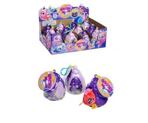 Simba Pearly Pods Glow in The Dark, 12 Capas Surtidas, Solo se Entrega un artículo, Figuras de Peluche con Efecto Luminoso, 8 cm, Sirena RARA con Perla, Concha con Colgante, a Partir de 3 años