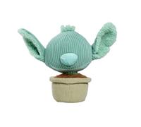 Simba Peluche de Disney en Bloom Stitch - Elegante figura decorativa, diseño de plantas, tacto suave, aspecto icónico Stitch, juguete de peluche y figura coleccionable, gris-verde, tamaño aprox. 22 cm