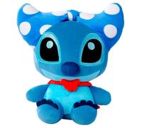 Simba peluche disney doorables stitch con lazo, 25 cm con ojos brillan