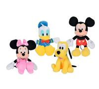 SIMBA-Peluche Disney MCH 25 cm, 4 surt ; Mickey, Minnie Donal, Pluto Envio Aleatorio, no es Posible Elegir Personaje (6315870370)