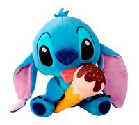 Simba Peluche Disney Stitch con Helado, 25 cm con expresión veraniega, Lengua Fuera y Felpa Ultra Suave, Desde los Primeros Meses, óptimo para Regalar o coleccionar (6315870516)