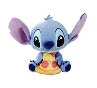 Simba - Peluche Disney Stitch con Pizza, 25 cm con diseño Divertido y Felpa Ultra Suave, Desde los Primeros Meses, óptimo para Regalar o coleccionar (6315870514)