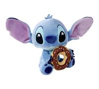 Simba Peluche Disney Stitch con Rosquilla 25 cm Felpa Suave Diseño Dulce con Gesto Adorable Ideal para Regalar o Coleccionar Desde los Primeros Meses Producto Oficial (6315870518)