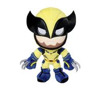 Simba - Peluche Lobezno - Diseño clásico con Traje Amarillo y Azul - Óptimo para Fans de X-Men - Suave, Decorativo y Coleccionable - Desde 0 Meses - Versión Oficial Marvel (6315870457)