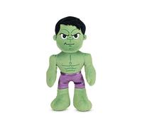 Simba- Peluche Marvel Hulk 25cm, Relleno Fabricado con Material 100% Reciclado, Licencia Marvel Disney 100% Original, Apto para Todas Las Edades (6315876258)