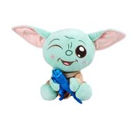 Simba Peluche oficial de la película The Mandalorian de Grogu con Lagarto, 25 cm, el favorito de los fanáticos