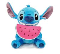 Simba Peluche Stitch con sandía 25 cm .Licencia Disney 100% Original, Apto para Todas Las Edades (6315870192)