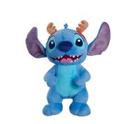 Simba Peluche Stitch Reno 25 cm. Peluche de Stitch con Cuernos de Reno. Suave y Tierno. Edición Especial de Navidad con Licencia Oficial Disney. Apto Desde Primeros Meses (6315870696)