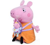 Simba Peluche Suave Oficial Peppa Pig Mummy Pig & Evie