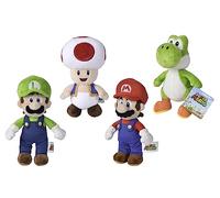 Simba- Peluche Super Mario 20cm, Material Suave, 4 Personajes Disponibles, Se Envía un Personaje de Manera Aleatoria, no se Puede Elegir el Modelo (109231009003)