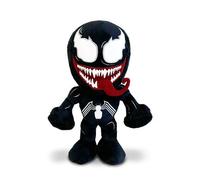 Simba - peluche venom - traje negro con araña blanca - diseño impact