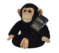 Simba- Peluches Disney National Geographic- Peluche Chimpancé, Hecho con Materiales reciclados, 25cm, Licencia Oficial Disney, Apto para Todas Las Edades (6315870106)
