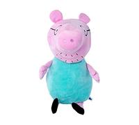 Simba Peppa Peluche de papá Pig (37 cm), Color Blanco/Beige, 0 (109261005)