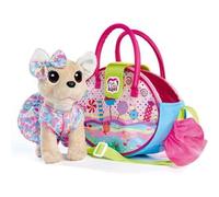 Simba - Perro chihuahua de peluche con bolso de caramelo y colgante sorpresa ㅤ