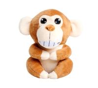 Simba PetZoo Cheeky Monkey - Peluche con grabación de voz y distorsión de voz, repetido hasta 10 segundos, divertido juguete para participar en la función Try-Me, a partir de 3 años
