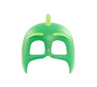Simba PJ Masks 109402091 - Máscara de Gecko, con Banda elástica para disfrazar, Verde, 20 cm, para niños a Partir de 3 años