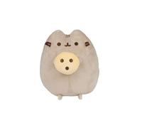Simba Pusheen - Peluche con Galleta de 25 cm - Peluche de Gato Sentado para coleccionar y Jugar, Tela Suave, Personaje detallado, artículo para Fans de niños y Fans, a Partir de 0 Meses