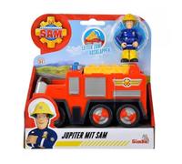 Simba - Sam el Bombero Camión Jupiter Junior - Vehículo de Bomberos con Personaje, 109252656038, +3 años
