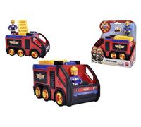 Simba - Sam el Bombero Camión Jupiter Junior - Vehículo de Bomberos con Personaje, 109252656038, +3 años