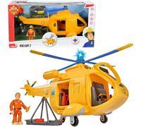 Simba Sam El Bombero Helicóptero Wallaby II Con Personaje