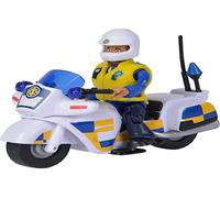 Simba Sam le Bomber - Moto de policía + Figura Malcolm articul (Importación USA)
