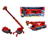 Simba Sam Rescue Crane Set, 109252517038, 3 años, 50 cm, Personaje de Sam Incluido y Perrito Radar