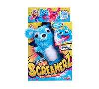 Simba Screamerz Oso parlanchin con Sonido, Divertido Peluche con gritos, Figura de Peluche para niños a Partir de 5 años, Aprox. 30 cm, Azul (105953331)