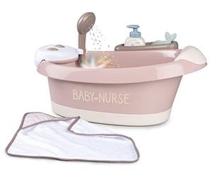 Simba Smoby - Baby Nurse Bañera SPA, Función de Chorro de Agua y Burbujas, para Muñecos de hasta 42 cm (7600220368), 220368