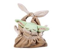 Simba Star Wars Grogu Manta de Seguridad para Cuna 100% GRS reciclada - Peluche de Peluche Suave, Regalo para niños y Fans, a Partir de 0 Meses