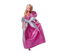 Simba Steffi Love Bow Mazing, muñeca de Juguete en un Vestido de Noche de ensueño con Lazos, 29 cm, a Partir de 3 años