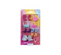 Simba Steffi Love Fashion Set - Conjunto de Accesorios para muñecas de 12 Piezas con Zapatos, Bolsos y Cadenas, Apto para muñecas de 29 cm y más de 3 años
